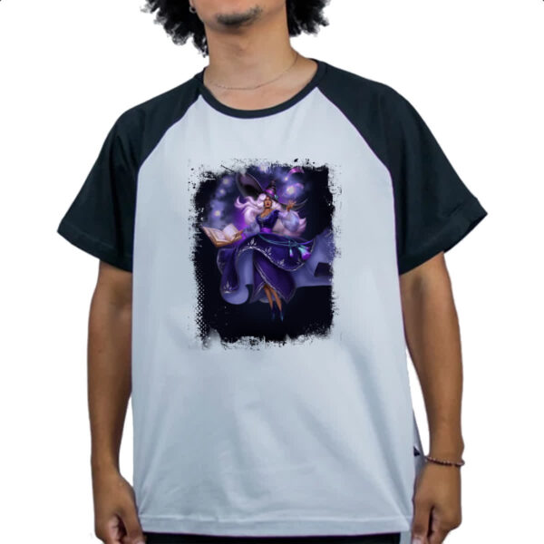 Camiseta Raglan Empires and Puzzles Heroi Agrafena - Imagem 4