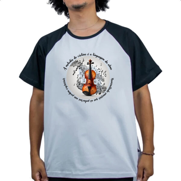 Camiseta Raglan Alma do violino - Imagem 4