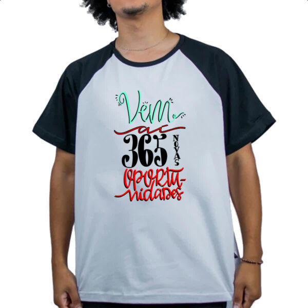 Camiseta Raglan 365 oportunidade - Imagem 4
