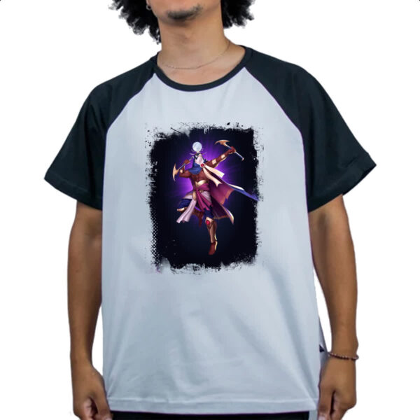 Camiseta Raglan Empires and Puzzles Heroi Khonshu - Imagem 4