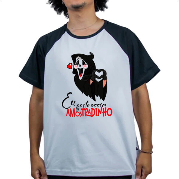 Camiseta Raglan Amostradinho eu gosto assim - Imagem 4