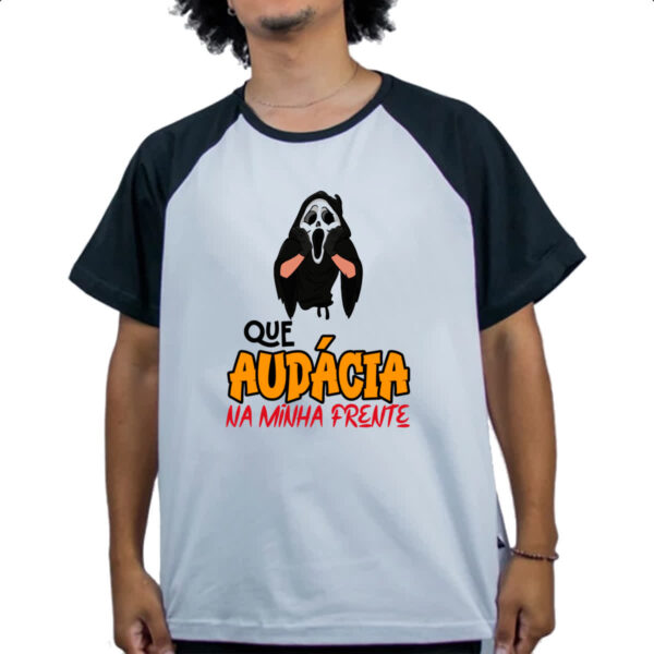 Camiseta Raglan Amostradinho que audacia - Imagem 4