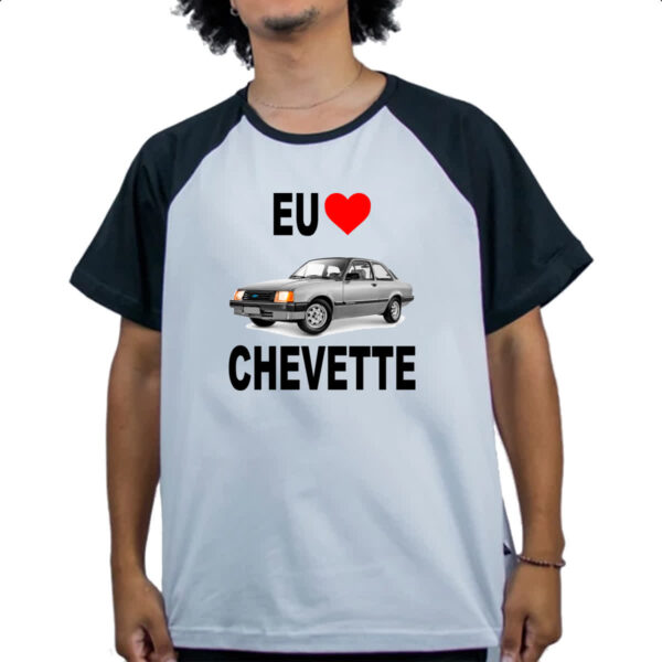 Camiseta Raglan Eu amo Chevette - Imagem 4