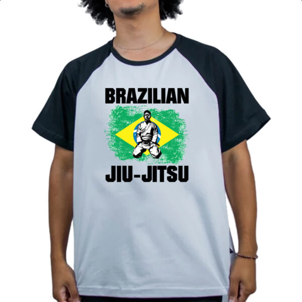 Camiseta Raglan Jiu-Jitsu Brasil - Imagem 4