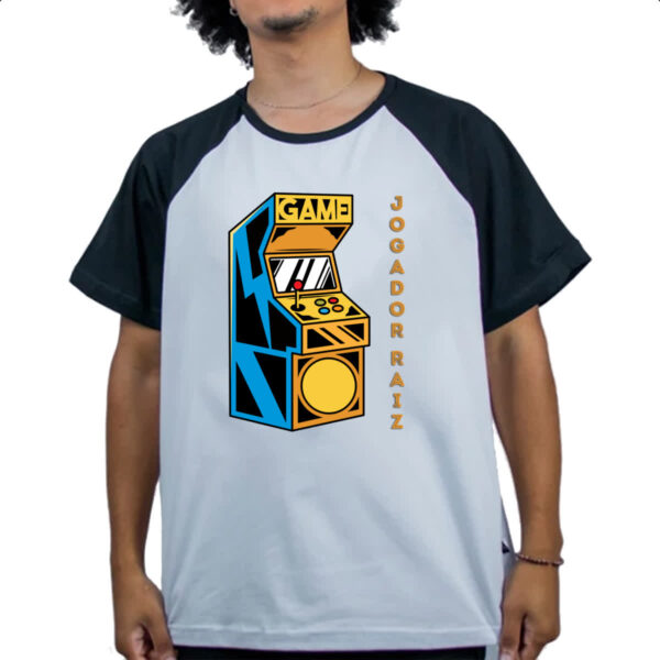 Camiseta Raglan Jogador gamer raiz - Imagem 4