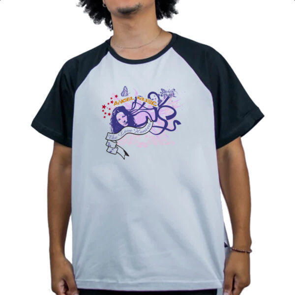 Camiseta Raglan Angel music - The love hunters - Imagem 4