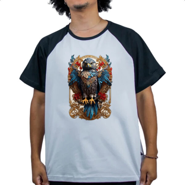 Camiseta Raglan Falcao majestoso - Imagem 4