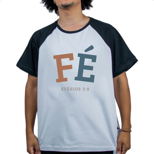 Camiseta Raglan Fe Efesios 2.8 - Imagem 4