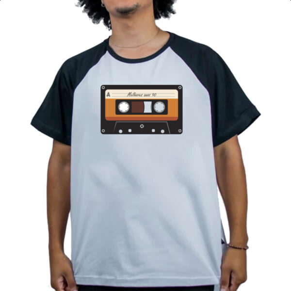 Camiseta Raglan Fita K7 retro anos 90 - Imagem 4