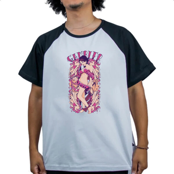 Camiseta Raglan Gambler Luci Lusi - Imagem 4