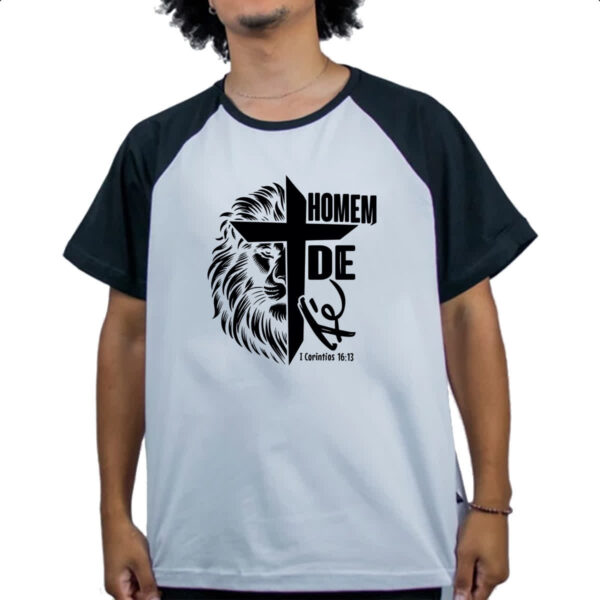 Camiseta Raglan Gospel 1 Corintios 16.13 - Imagem 4