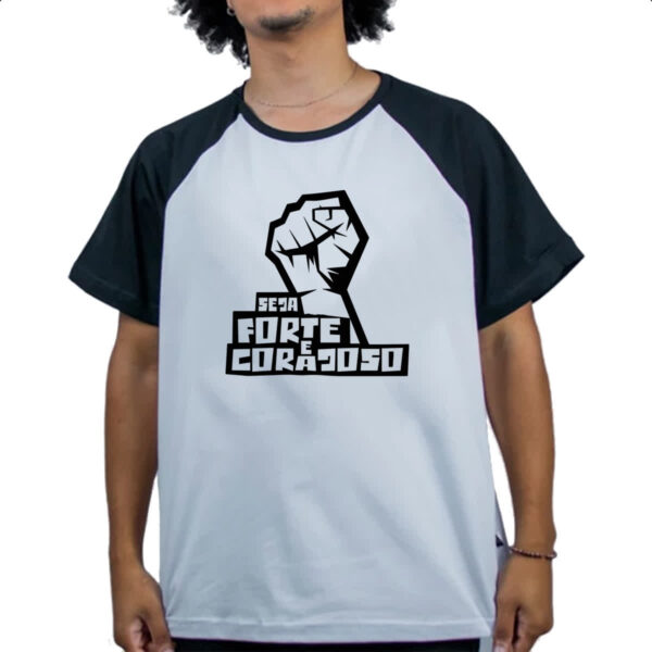 Camiseta Raglan Gospel Josue 1.9 - Imagem 4