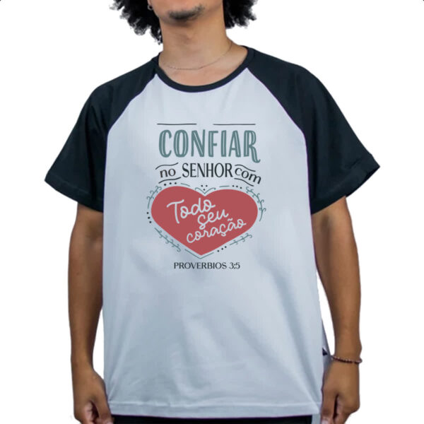 Camiseta Raglan Gospel Proverbios 3.6 - Imagem 4