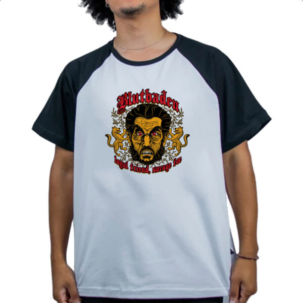 Camiseta Raglan Grimm Blutbaden Savage Foe - Imagem 4