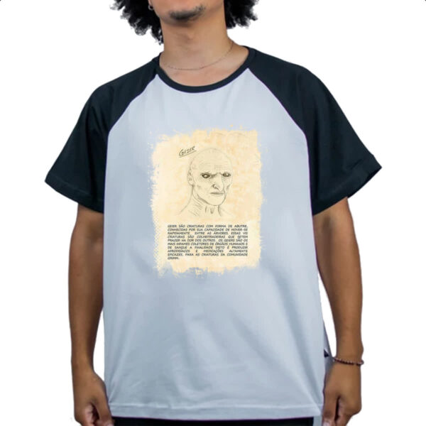 Camiseta Raglan Grimm Livro Geier - Imagem 4