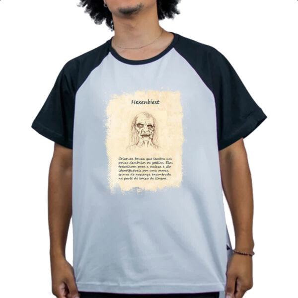 Camiseta Raglan Grimm Livro Hexenbiest - Imagem 4