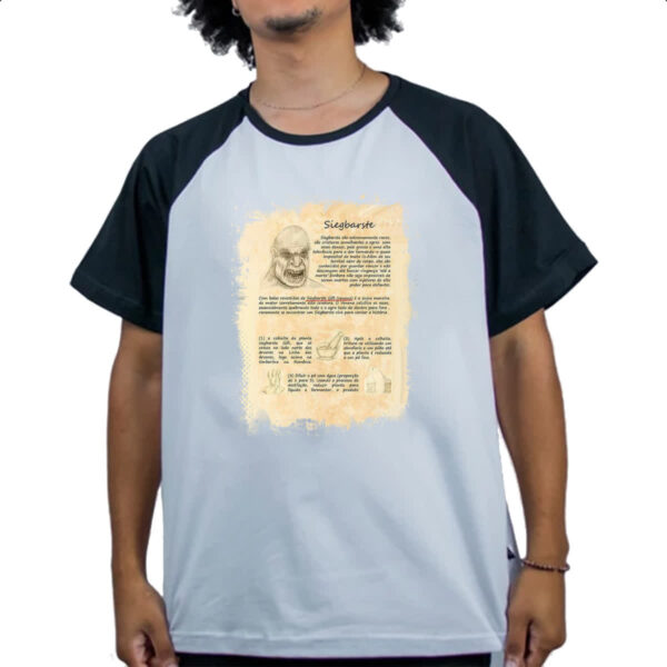 Camiseta Raglan Grimm Livro Siegbarste - Imagem 4