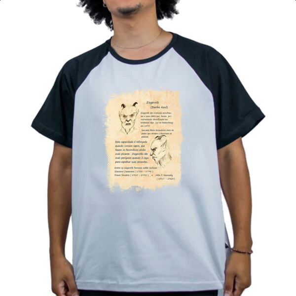 Camiseta Raglan Grimm Livro Ziegevolk - Imagem 4