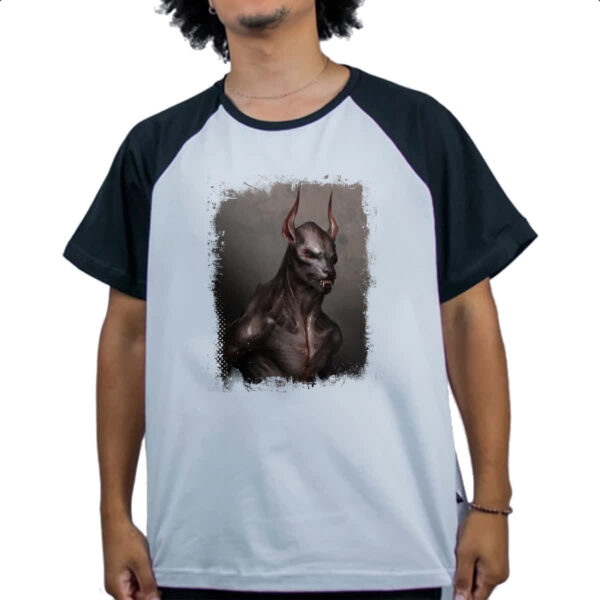 Camiseta Raglan Grimm Wesen Anubis - Imagem 4