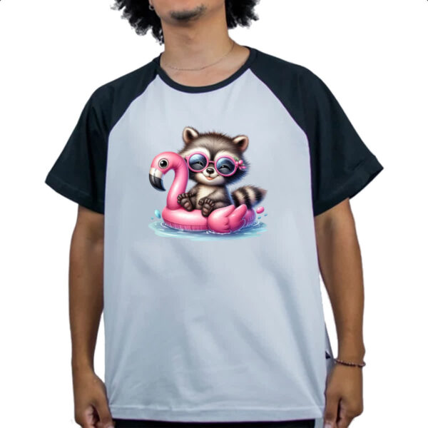 Camiseta Raglan Guaximin na boia - Imagem 4