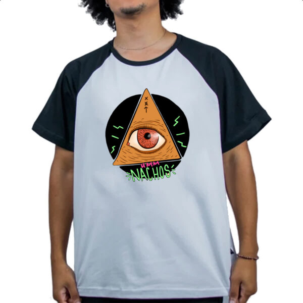 Camiseta Raglan Illuminachos com energia - Imagem 4