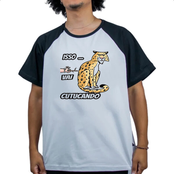 Camiseta Raglan Isso vai cutucando - Imagem 4