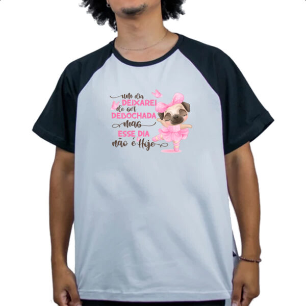 Camiseta Raglan Ironico Um dia deixarei de ser debochada - Imagem 4