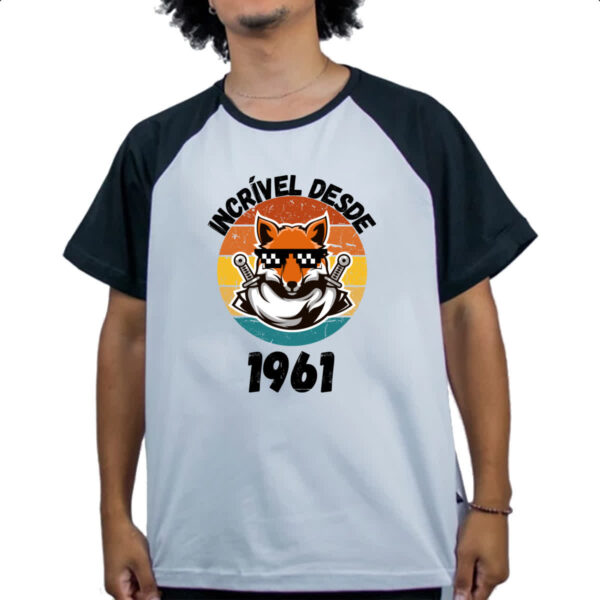 Camiseta Raglan Incrivel desde 1961 - Imagem 4