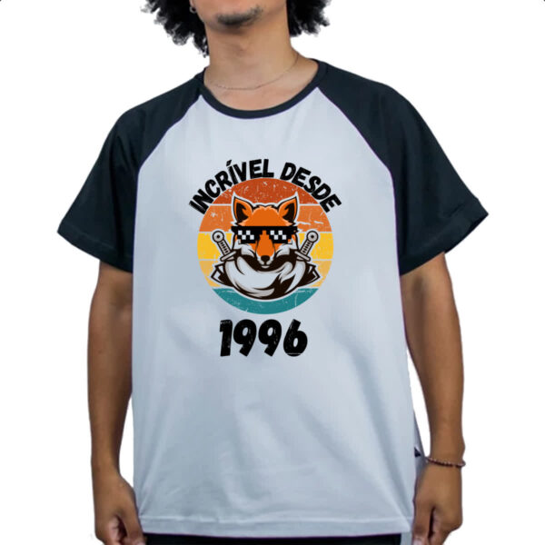 Camiseta Raglan Incrivel desde 1996 - Imagem 4