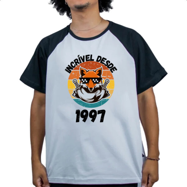Camiseta Raglan Incrivel desde 1997 - Imagem 4