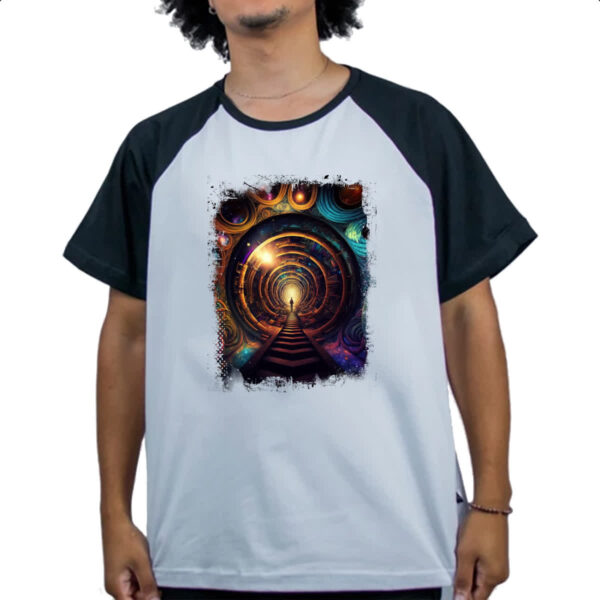 Camiseta Raglan Labirinto dos sonhos 1 - Imagem 4