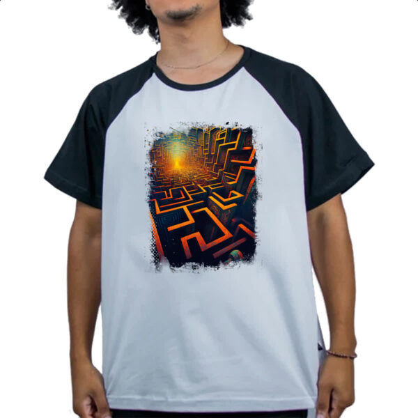 Camiseta Raglan Labirinto dos sonhos 2 - Imagem 4
