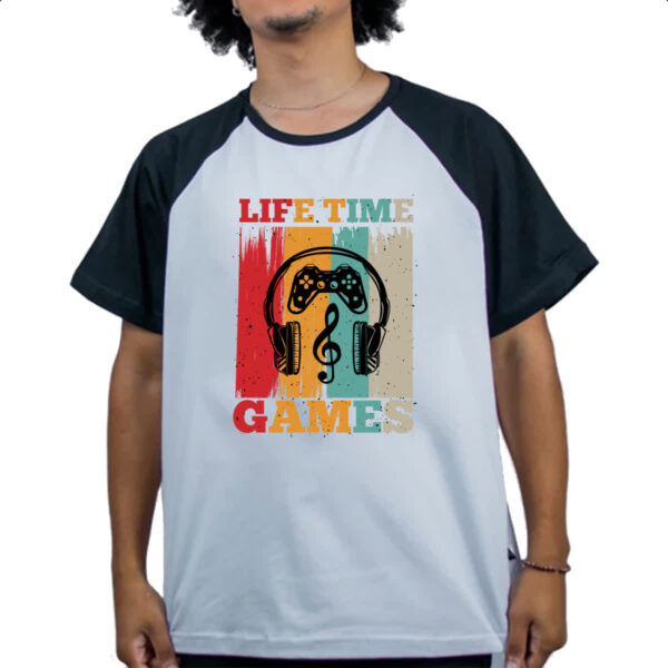 Camiseta Raglan Life Time Games - Imagem 4