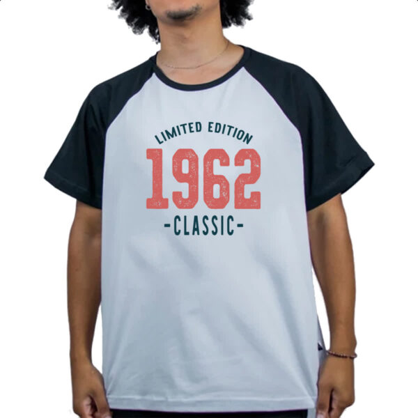 Camiseta Raglan Limited Edition Classic 1962 - Imagem 4