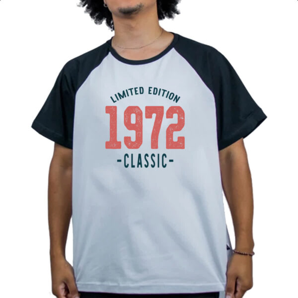 Camiseta Raglan Limited Edition Classic 1972 - Imagem 4