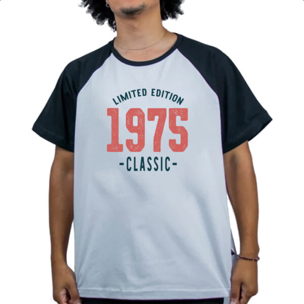 Camiseta Raglan Limited Edition Classic 1975 - Imagem 4