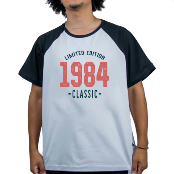 Camiseta Raglan Limited Edition Classic 1984 - Imagem 4