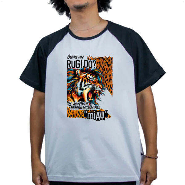 Camiseta Raglan Mulher leoa - Imagem 4