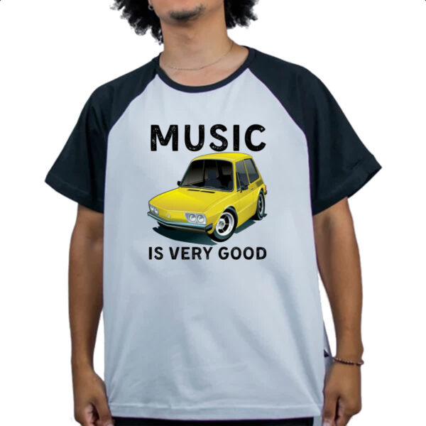 Camiseta Raglan Music is very good - Imagem 4