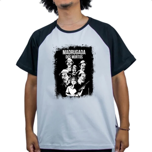 Camiseta Raglan Madrugada dos mortos parodia - Imagem 4