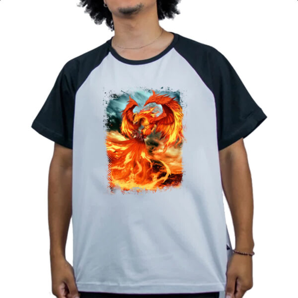 Camiseta Raglan Mitologia Fenix 01 - Imagem 4