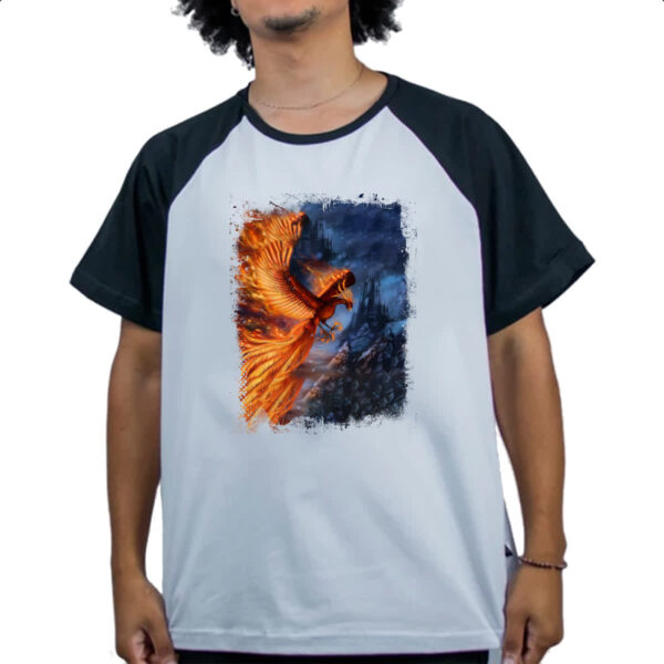 Camiseta Raglan Mitologia Fenix 09 - Imagem 4