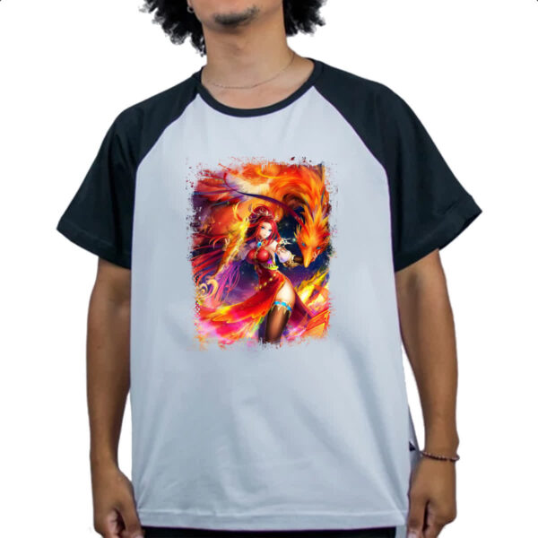 Camiseta Raglan Mitologia Fenix 10 - Imagem 4