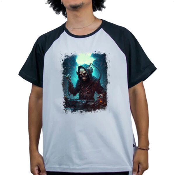 Camiseta Raglan Morte Sound DJ 2 - Imagem 4