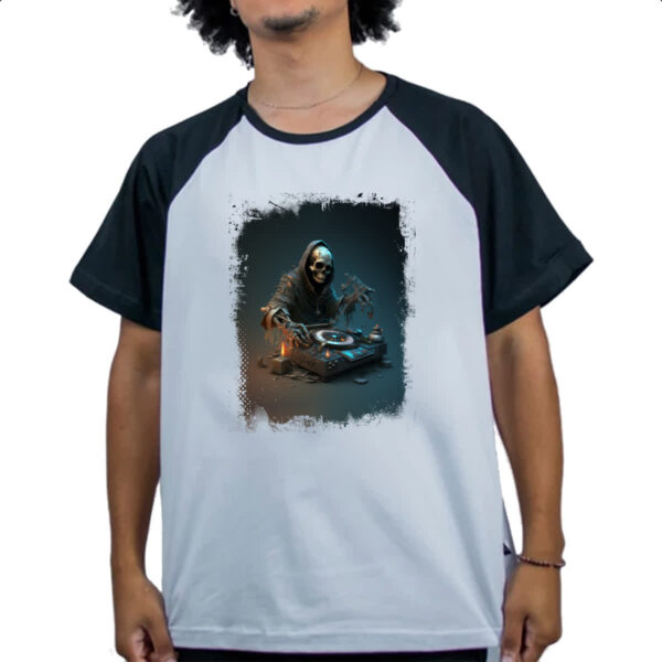 Camiseta Raglan Morte Sound DJ 5 - Imagem 4