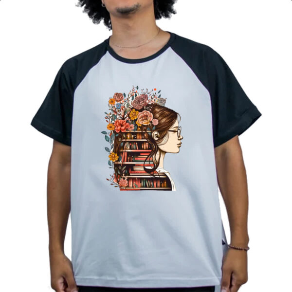 Camiseta Raglan Mulher de conhecimento - Imagem 4