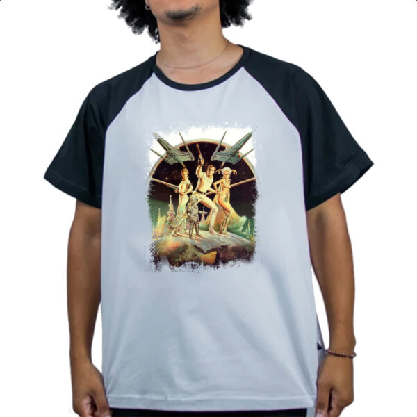Camiseta Raglan Nostalgia Buck Rogers - Imagem 4