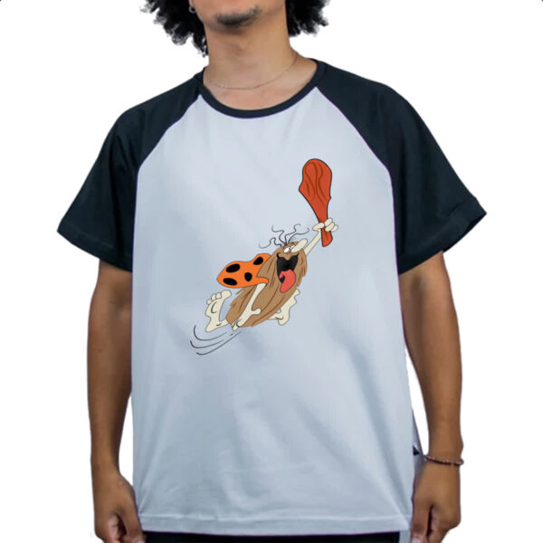 Camiseta Raglan Nostalgia Capitao Caverna - Imagem 4