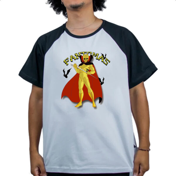 Camiseta Raglan Nostalgia Fantomas - Imagem 4