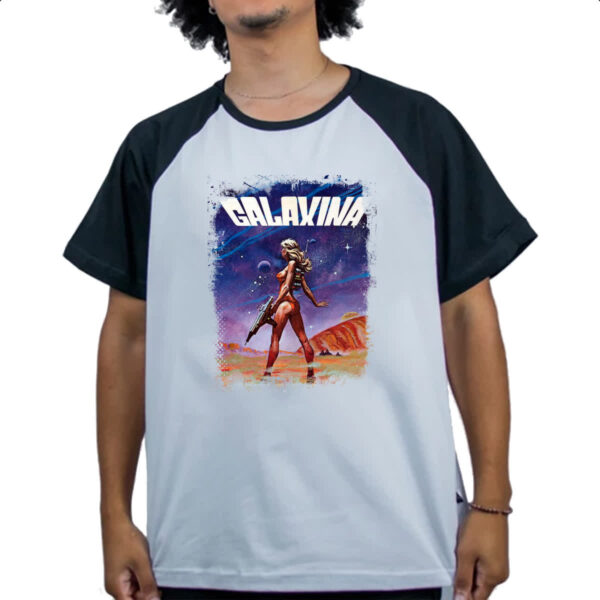 Camiseta Raglan Nostalgia Galaxina - Imagem 4
